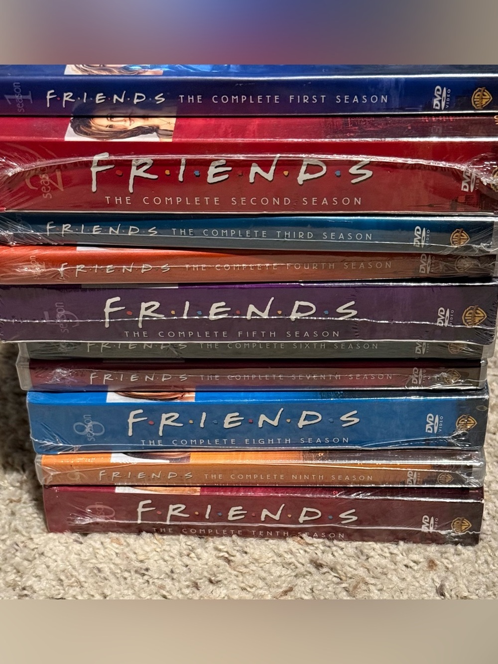 FRIENDS The Complete DVD Season Set -1 open, 2-10 sealed